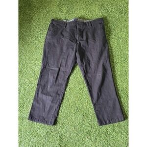 Dockers Chino Pants Mens 40x30 Black Stretch Slash Pockets Classic Straight Fit